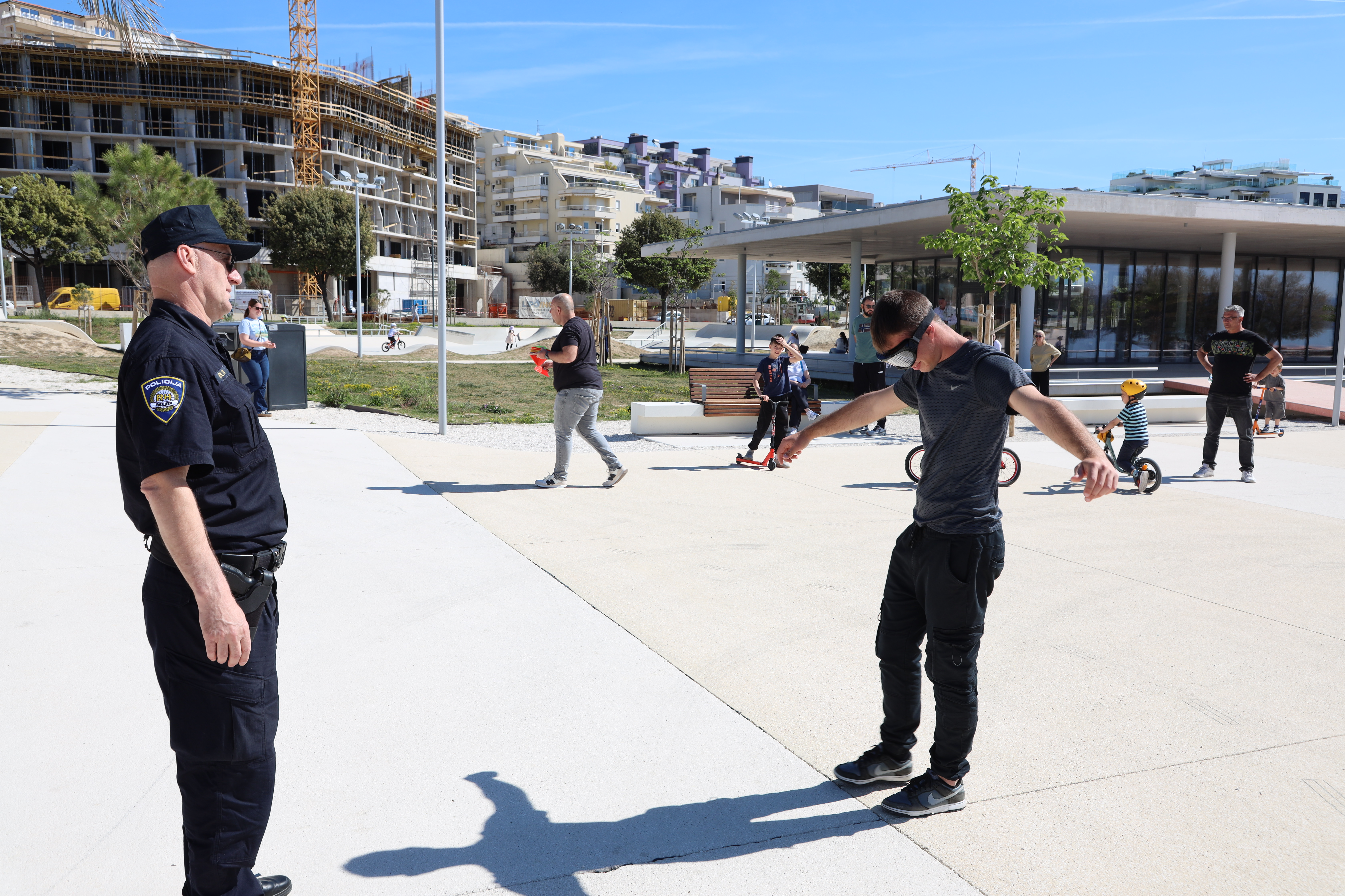 javnozdravstvena akcija promicanja prometne sigurnosti na Žnjanu