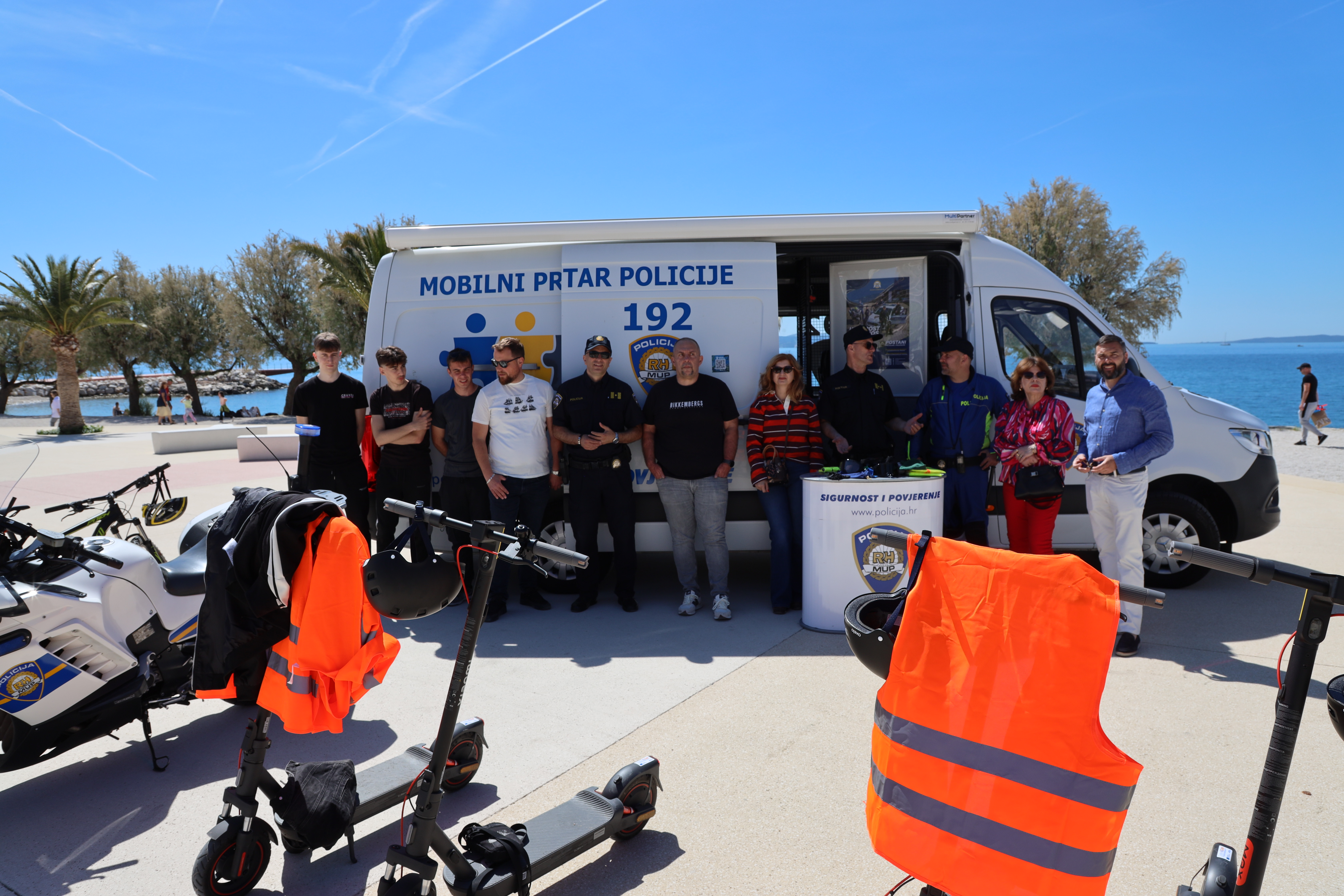 javnozdravstvena akcija promicanja prometne sigurnosti na Žnjanu