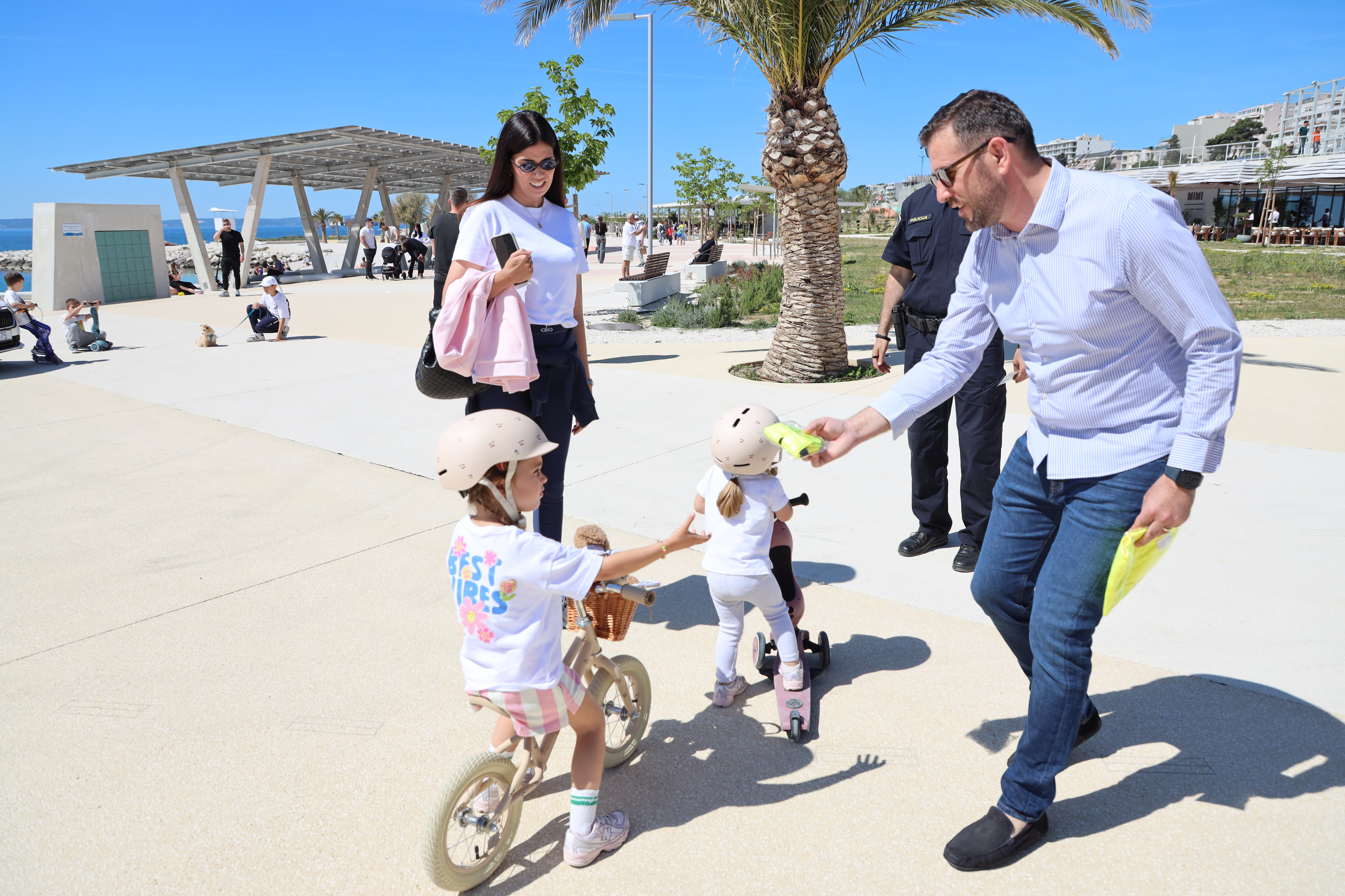 javnozdravstvena akcija promicanja prometne sigurnosti na Žnjanu