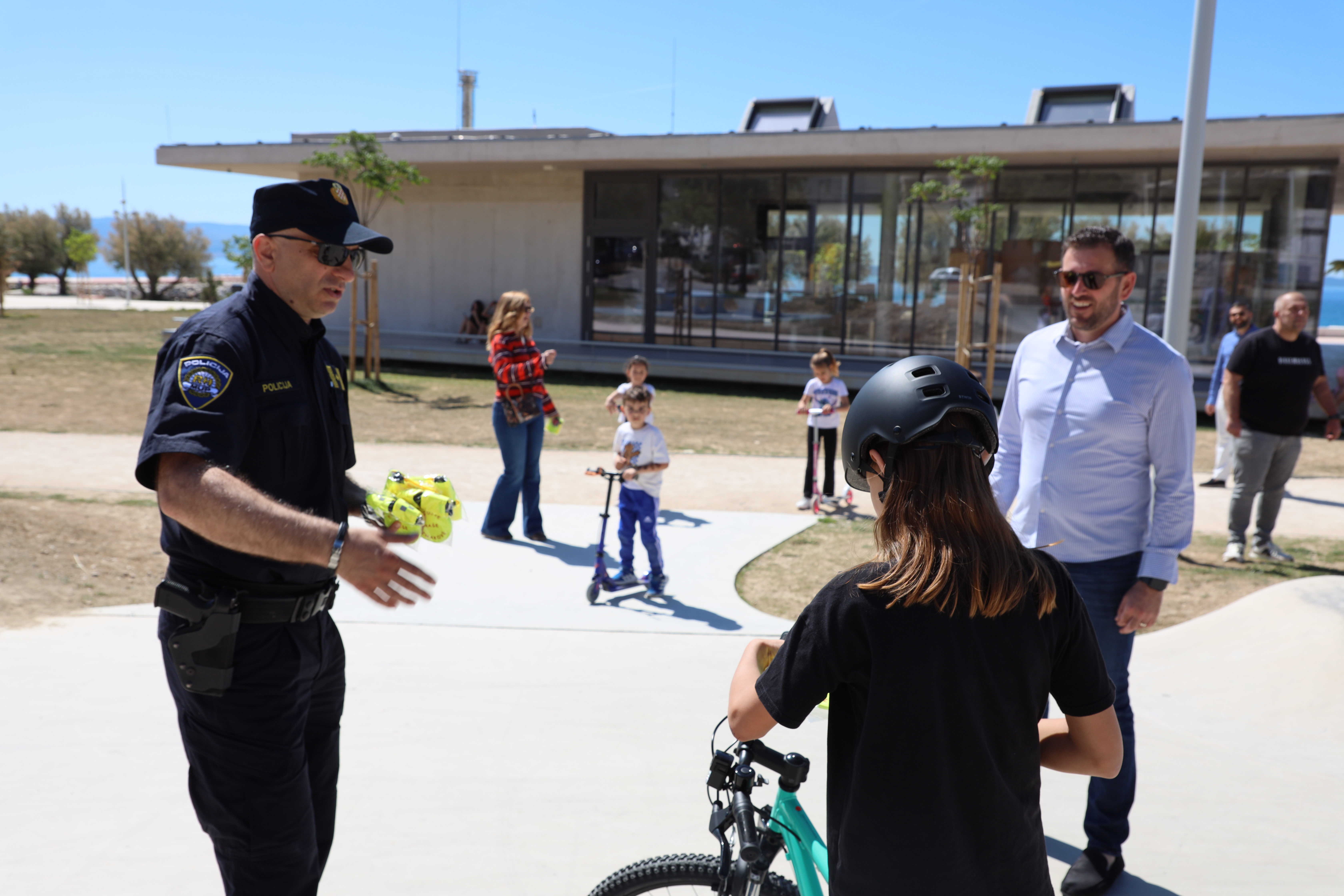 javnozdravstvena akcija promicanja prometne sigurnosti na Žnjanu